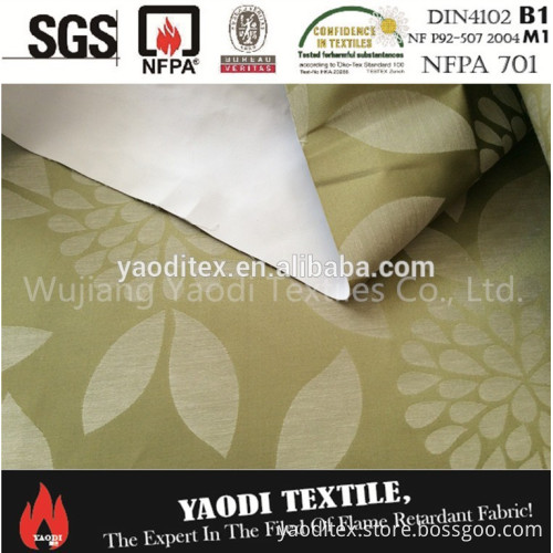 2015 New flame retardant Coated curtain design